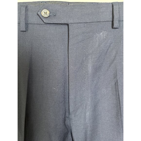 Lauren Ralph Lauren Mens Pant Size 38‎ X 32 High Performance Wool Stretch Navy - Picture 6 of 9